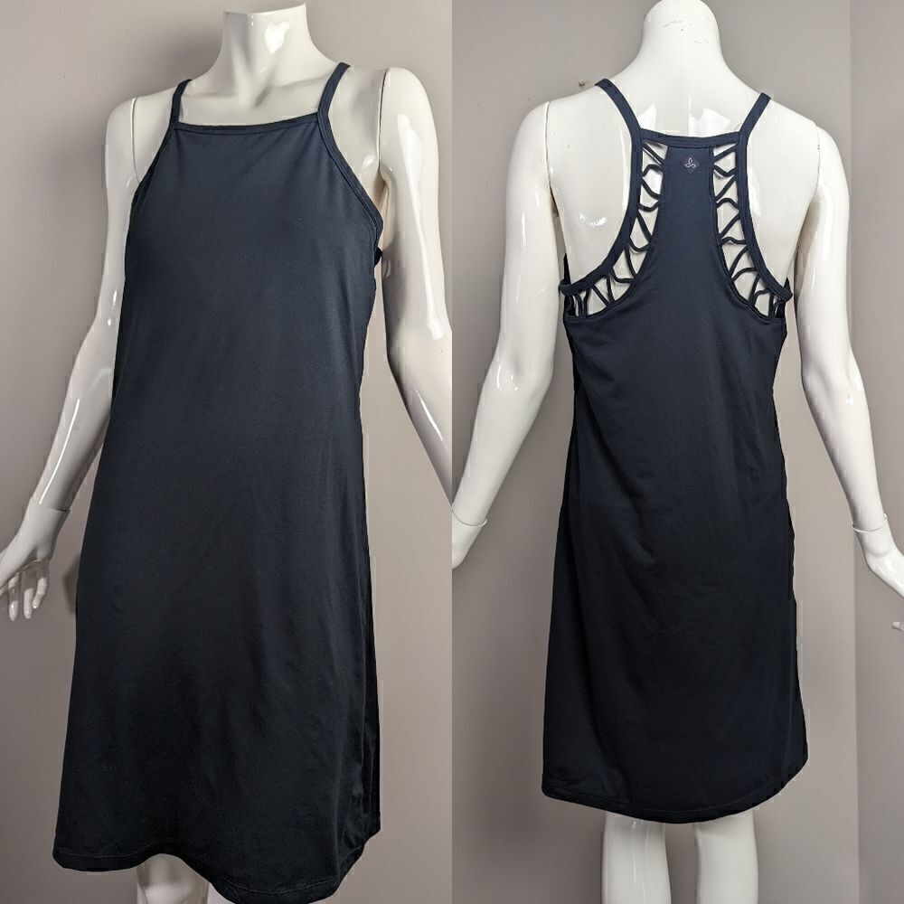 Prana Ardor Dress in Black, Yoga sports dress XS